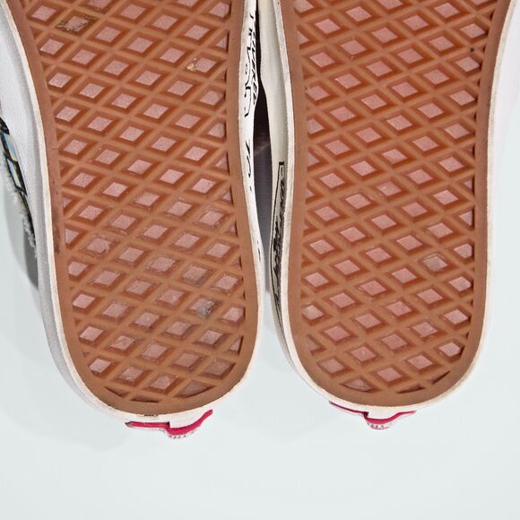 Vans x Stranger Things Surfer Boy Pizza Check Skate Shoes Women Size 9 (7.5 Men) - Picture 11 of 14